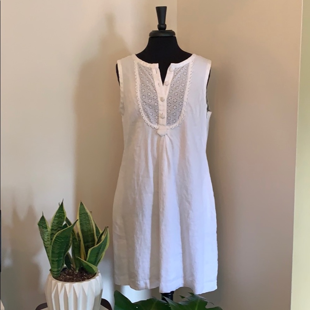 Banana Republic Sleeveless Linen Dress